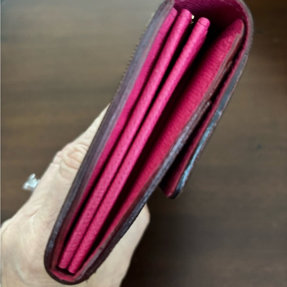 Louis Vuitton multicolor Sarah bifold long wallet pink interior - Picture 12 of 15